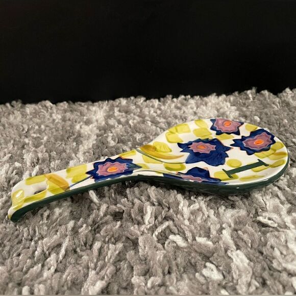 NIB Anthropologie Monogram Spoon Rest - I - Picture 3 of 5